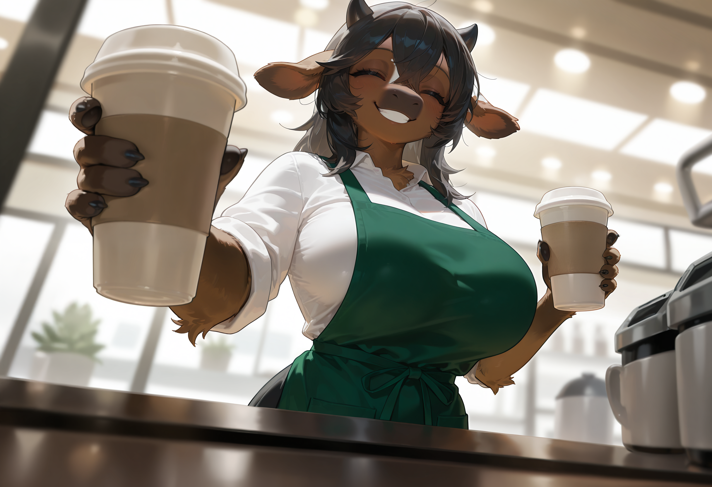 Cow Barista